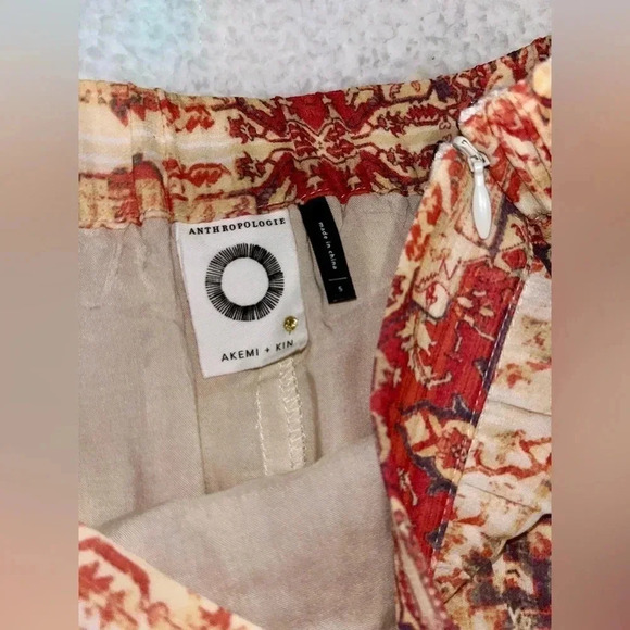 Anthropologie Akemi + Kin Laurel Canyon Pleated Midi Skirt Size Small - Picture 3 of 4